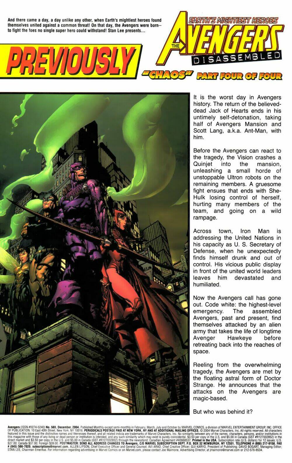 Avengers Disassembled chapter 4 3