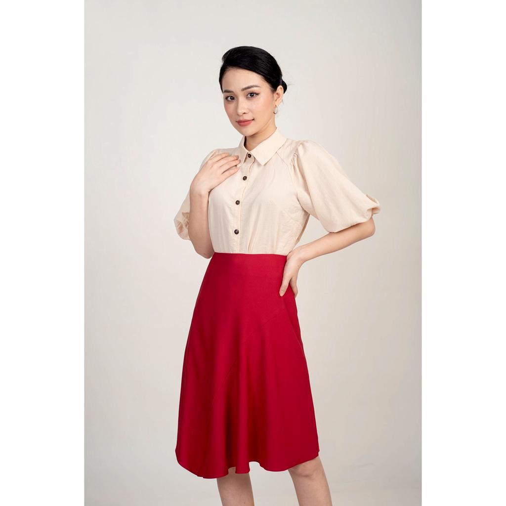 Chân váy vạt chéo MMOutfit M-JU020121022