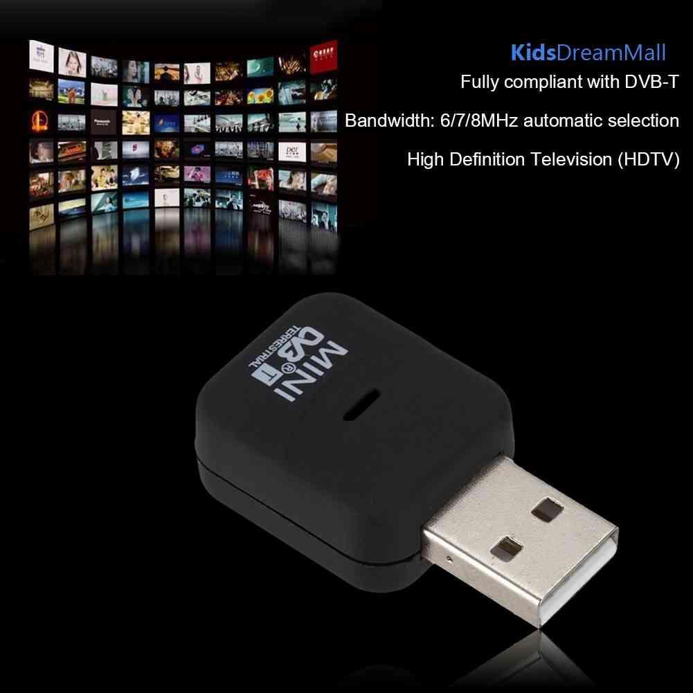 Mới Bộ Ăng Ten Thu Sóng Truyền Hình Kỹ Thuật Số USB 2.0 Cho PC HDTV DVB-T