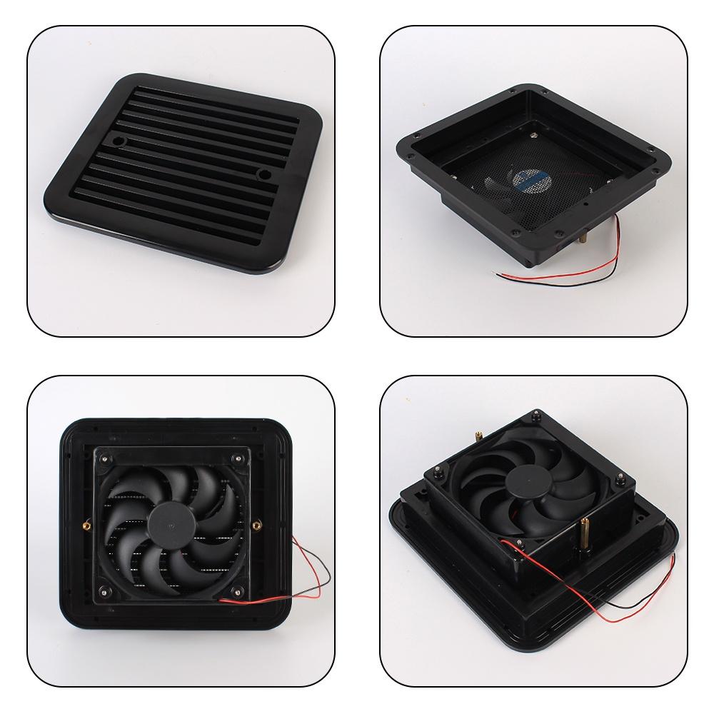 Quạt thông gió 12V không gây tiếng ồn cho xe Rv