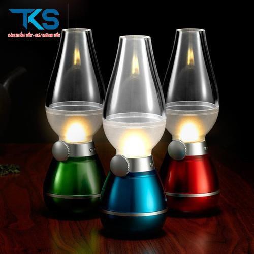 Đèn thờ cảm ứng, Đèn bàn sạc điện, thổi là sáng