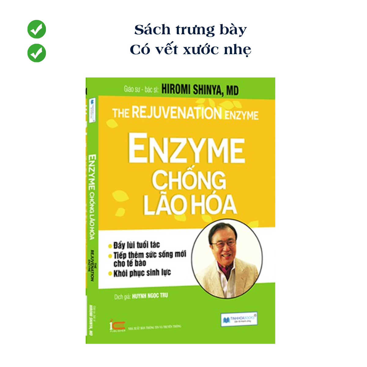 (CK50%, Sách trưng bày, xả kho cuối năm) Enzyme chống lão hoá (TB)