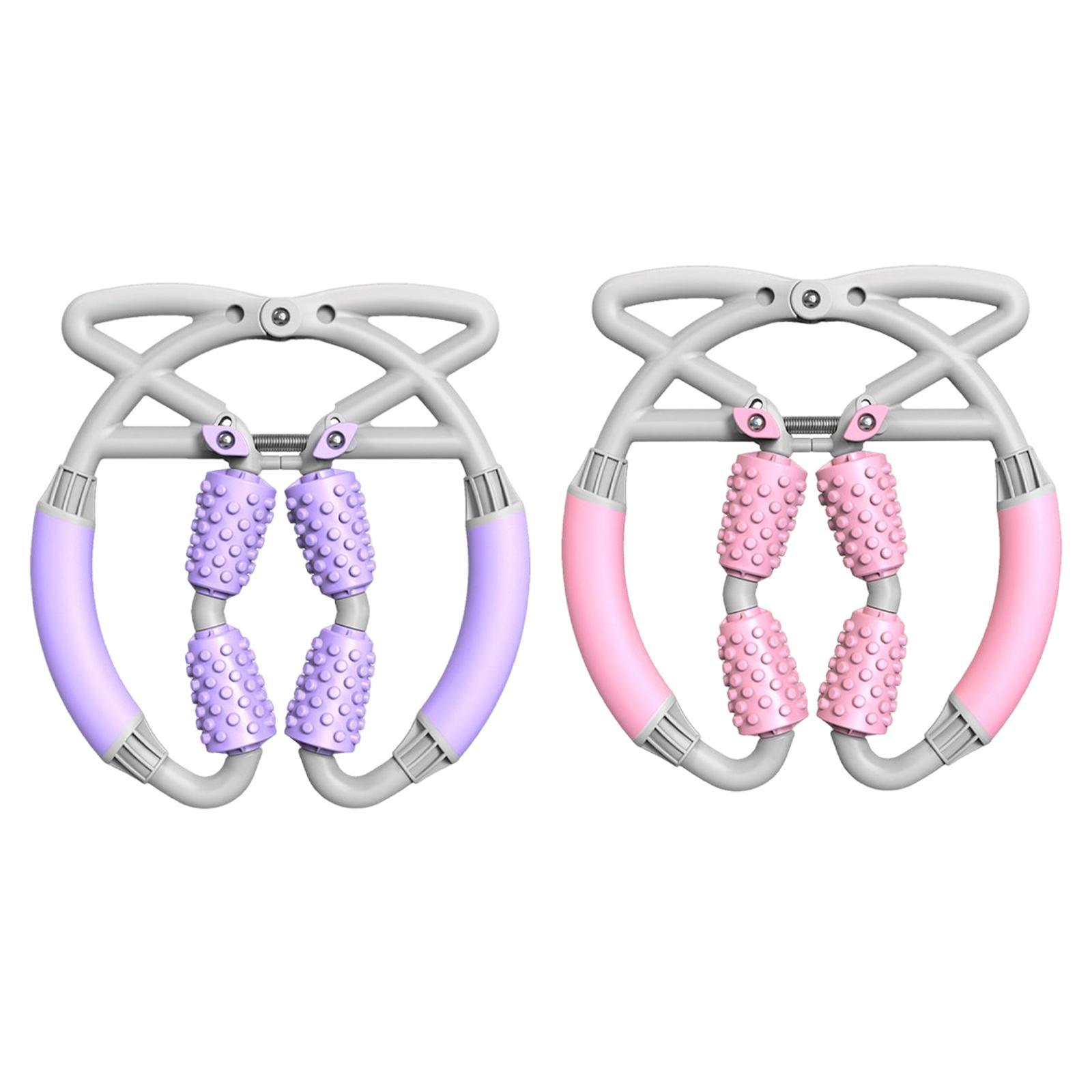2 Pcs Handheld Yoga Fitness Massage Tool for Legs Thigh Neck Arm Deep Tissue