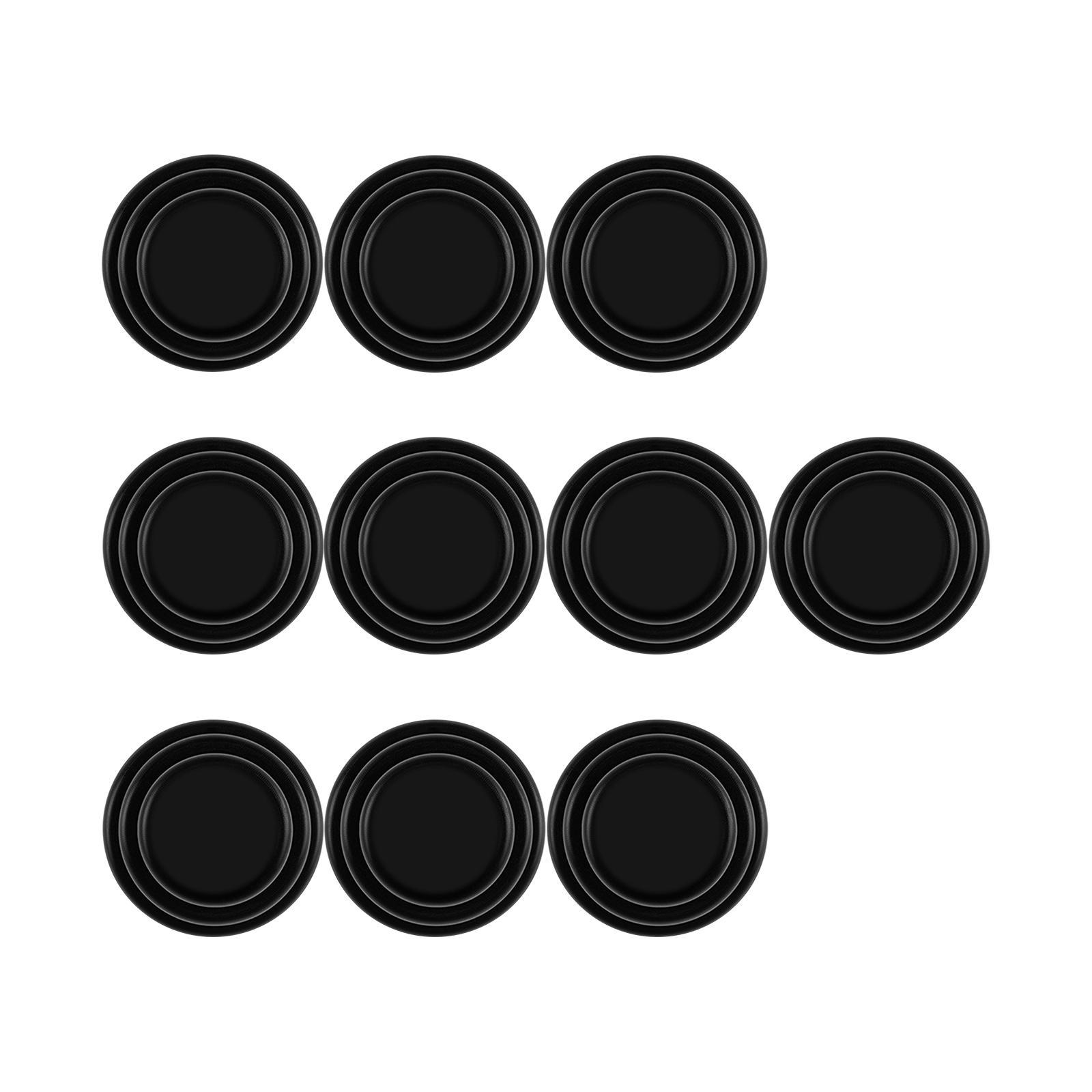 Door Protection Silicone Pad Sound Insulation Black
