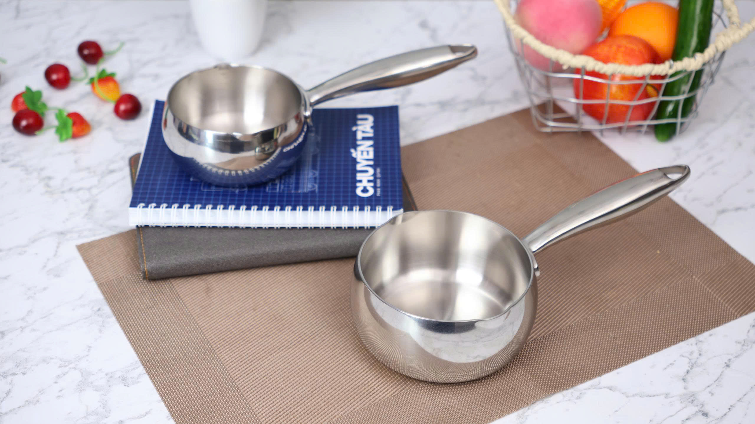 Nồi quánh nguyên khối SEKA 10cm, 12cm, 14cm, 18cm nấu cháo, nấu bột cho bé ăn dặm