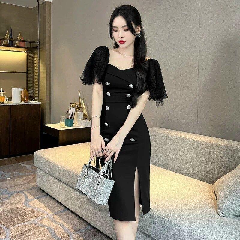 ĐẦM BODY PHỐI NÚT CAO CẤP