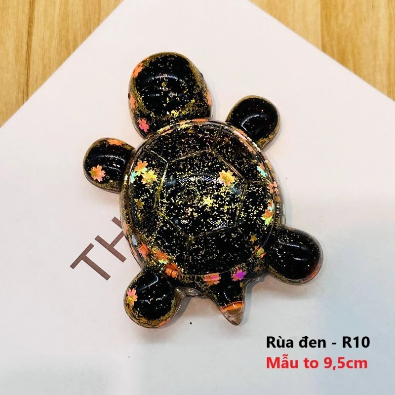 Rùa nước KHỔNG LỒ size 9,5cm mô hình túi mù 10 màu đồ chơi mô hình nhân vật DIY trang trí decor phát sáng B209