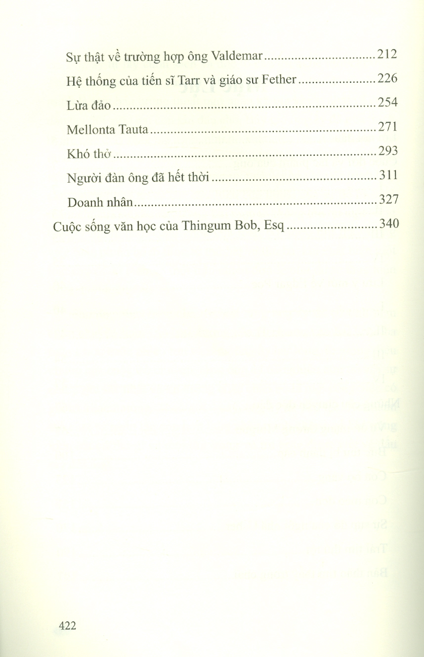 TUYỂN TẬP TRUYỆN KINH DỊ CỦA EDGAR POE – Edgar Allan Poe – dịch giả Võ Thị Thu Thảo – Trường Phương Books