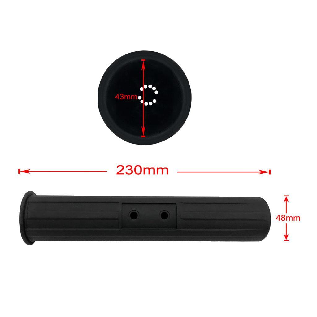 Replacement Black Nylon Tube Insert Protector for 2" Boat Kayak Fishing Rod Holder