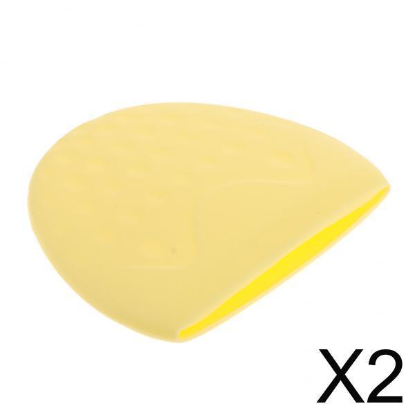 2xSilicone Cup Portable Water Cup for Outdoor Travel Camping Accessory Yellow