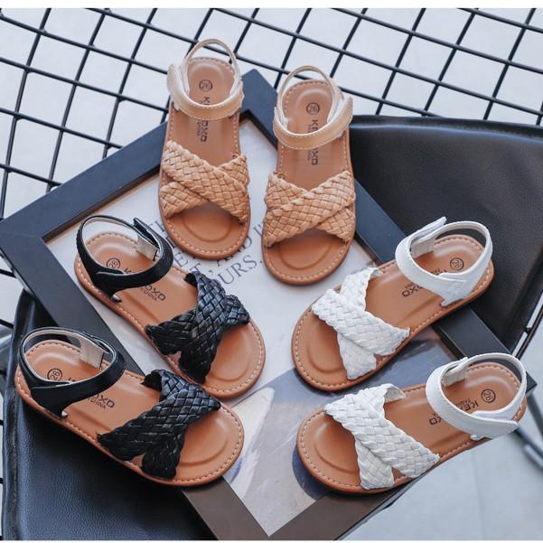 sandal bé gái size 23-34 đan X êm chân