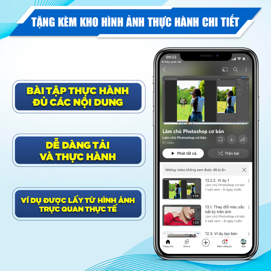 Sách Photoshop Quyển 2 Nâng Cao, In Màu, Tặng Kèm Video Hướng Dẫn + File Thực Hành (Quyển 2)