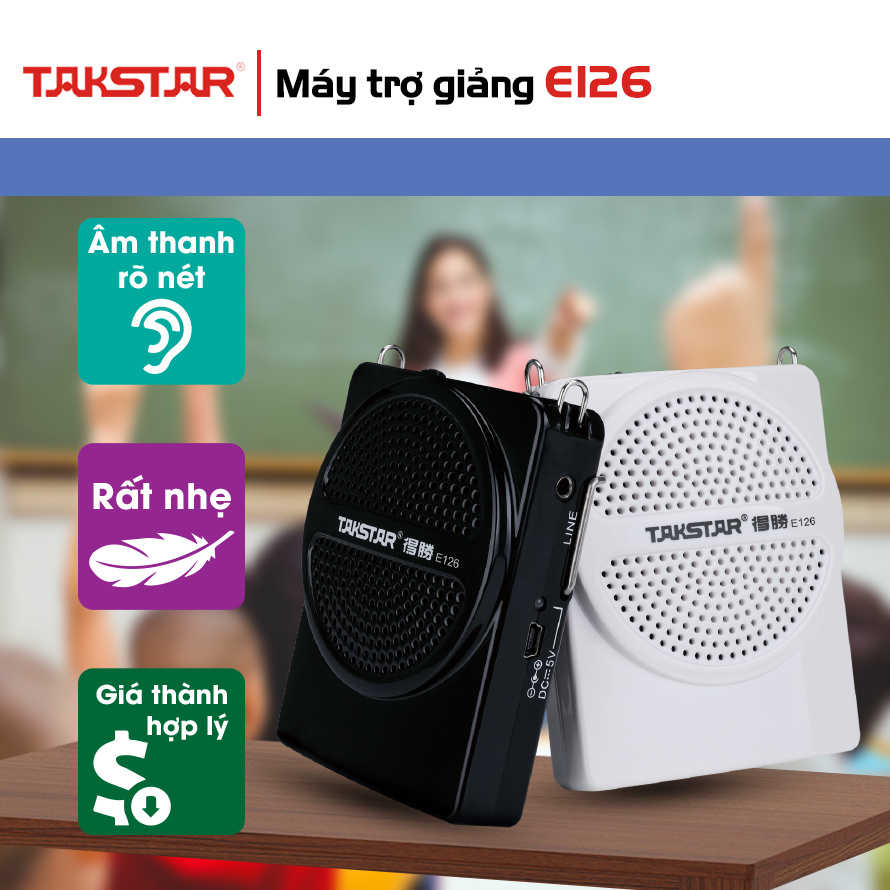 Máy trợ giảng Takstar E126- hàng chính hãng