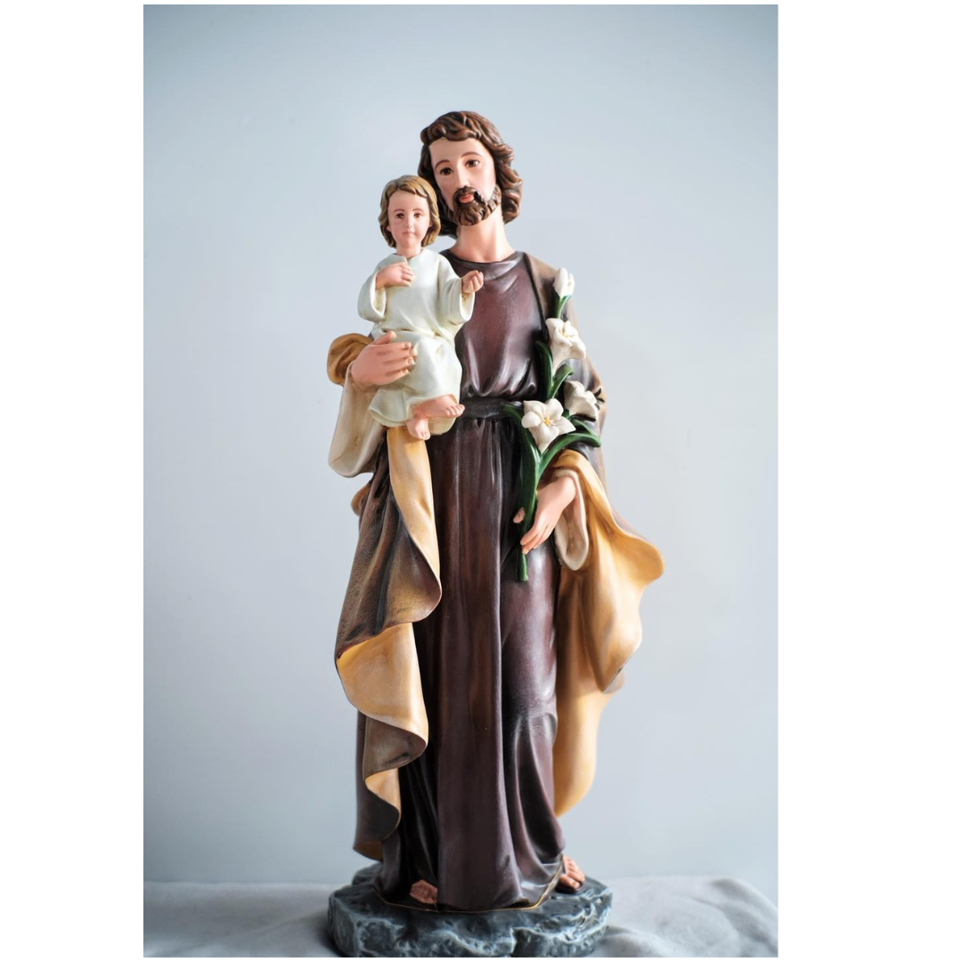 Tượng Thánh Giuse Bế Chúa cao 60 cm