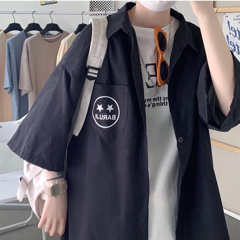 Áo sơ mi nam nữ unisex khoác jacket kaki dày mịn cúc gài form rộng local brand ulzzang phong cách hàn quốc đep