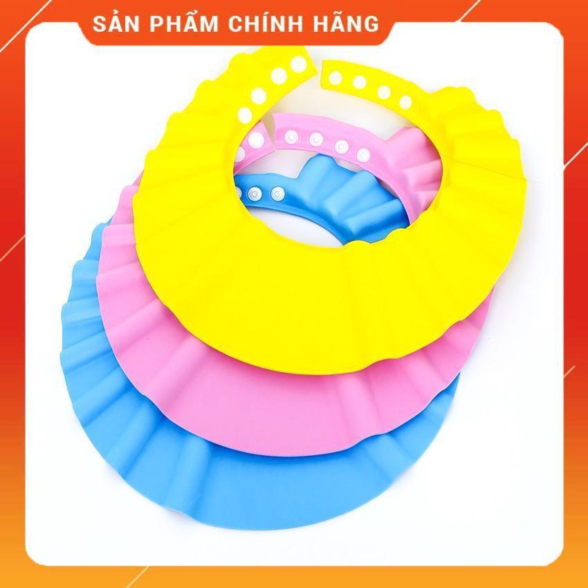 (HÀNG HOT SIÊU CHÂT) Mũ đội đầu cho bé,Mũ tắm cho bé,Mũ gội đầu, tắm an toàn cho bé chỉnh 4 cỡ 206111-2