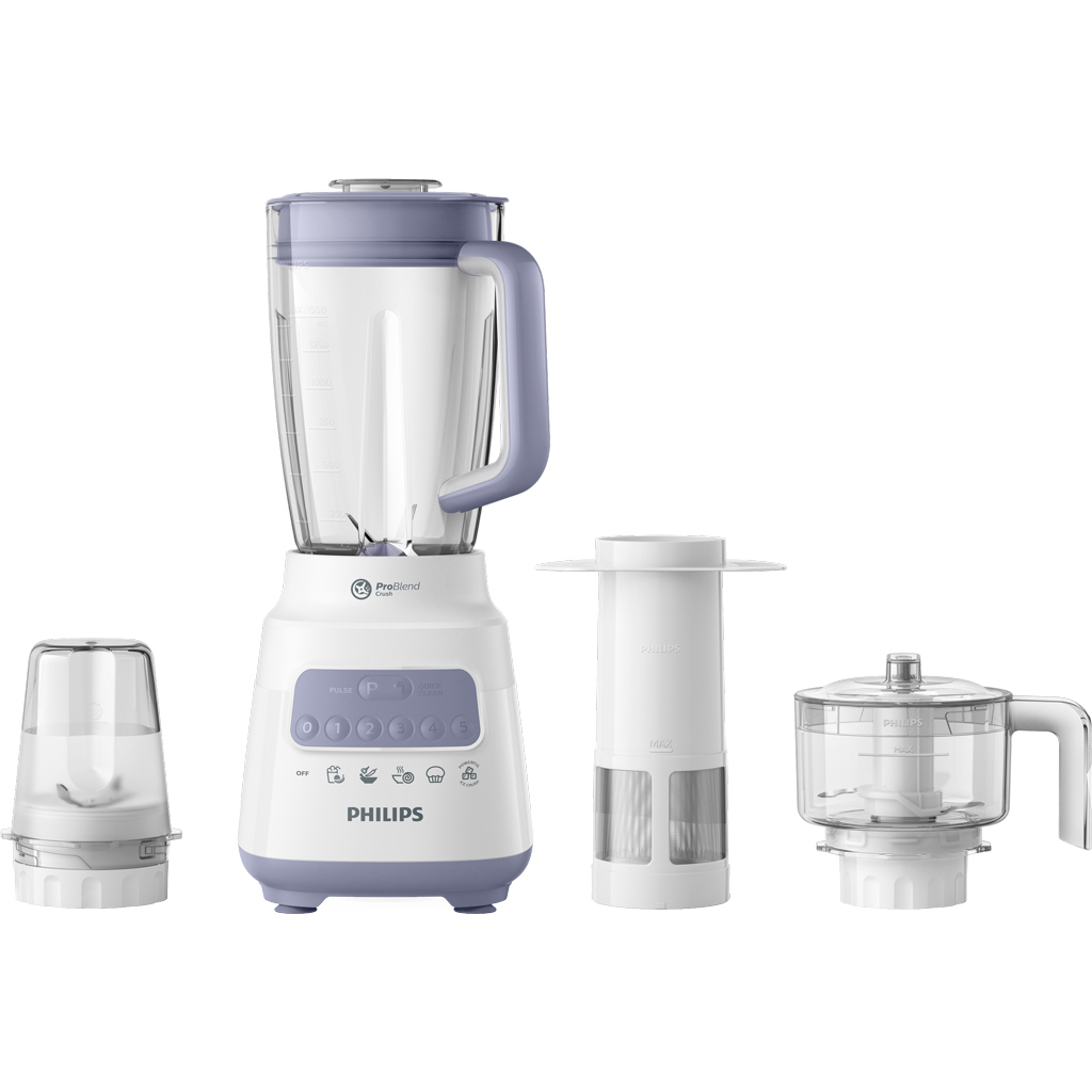 Máy xay sinh tố 700w, cối 1.5 lít chống vỡ Philips HR2223/00 - Hàng chính hãng