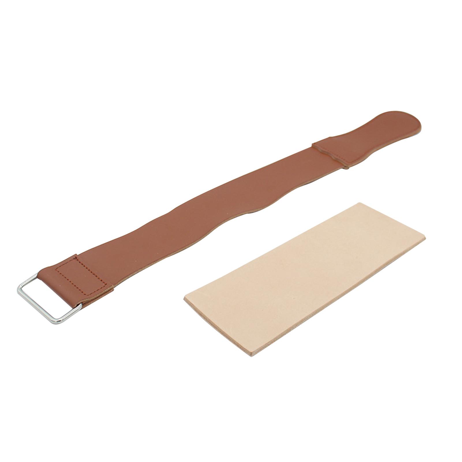 Bộ đá mài 2 mặt giá đỡ bằng silicon giá tre dao mài da, dao cạo da, sáp đánh bóng màu xanh lá cây và thanh dẫn góc