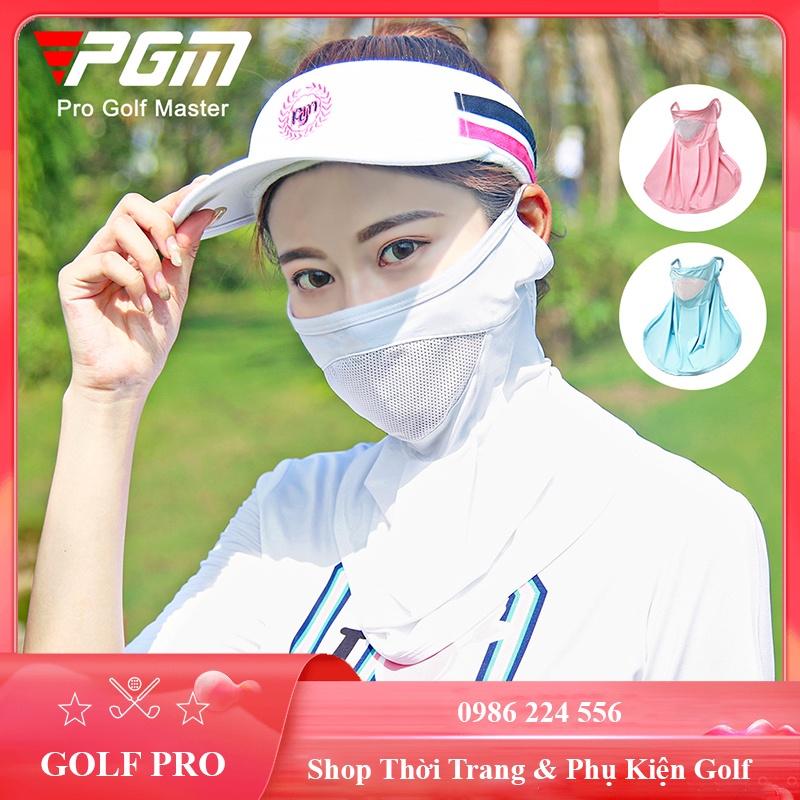 Khẩu trang chống nắng golf nữ PGM khăn che mặt ngăn tia UV KT002 - Hàng Chính Hãng