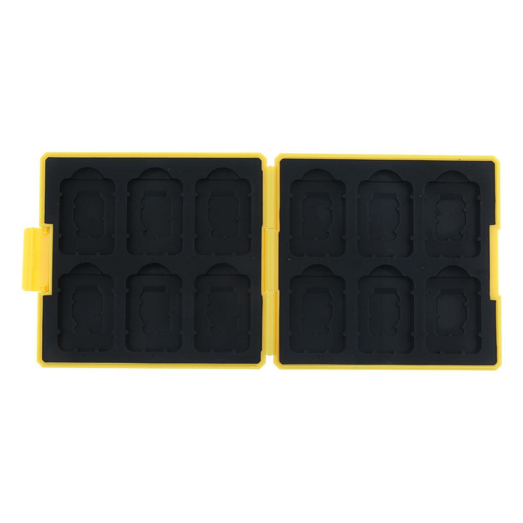 Sunnimix 12 In 1 Trò Chơi Thẻ Mang Ốp Lưng Giá Đỡ Hộp Người Tổ Chức Cho Nintendo Switch Đen