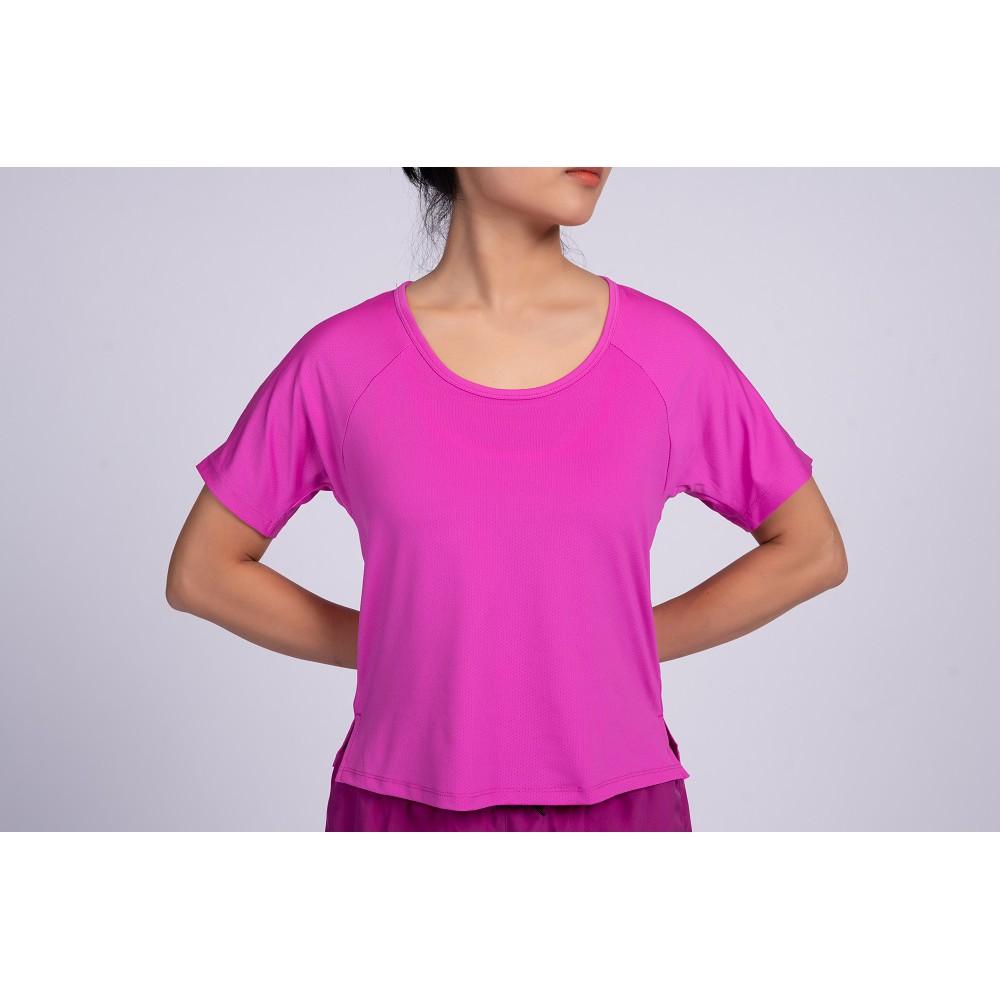 Áo Thun Nữ Cổ Tròn Form Suông Thể Thao Tập Gym
