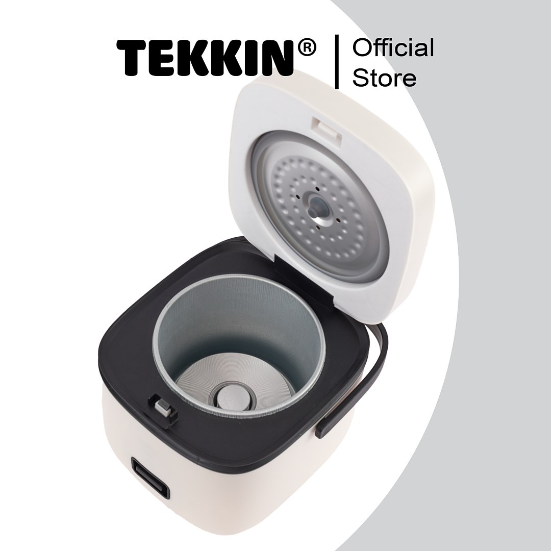 Nồi cơm điện TEKKIN TI-S30A 0.8L dành cho 1 hoặc 2 người ăn - Hàng chính hãng bảo hành 12 tháng