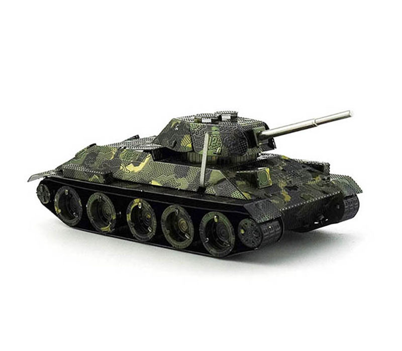 Mô hình thép 3D tự ráp mẫu xe tank T34