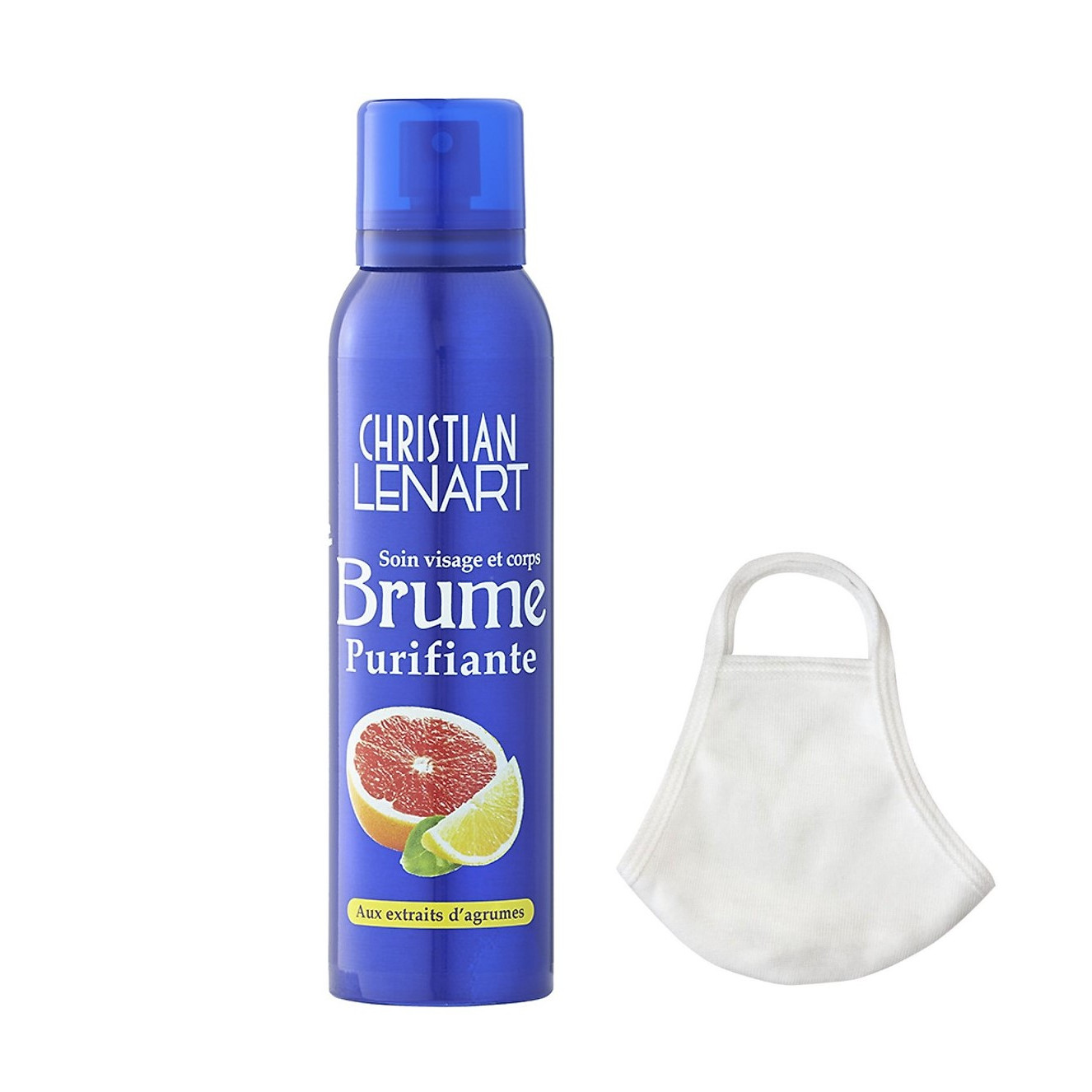 Xịt khoáng Christian Lenart Brume Purifiante 150ml (Dành cho da dầu nhờn và da mụn) + Tặng Kèm 1 Khẩu Trang Vải Kháng Khuẩn