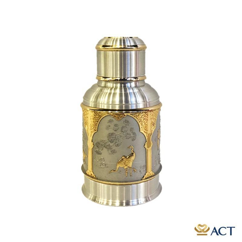HỘP ĐỰNG TRÀ PEWTER UYÊN ƯƠNG H=148MM