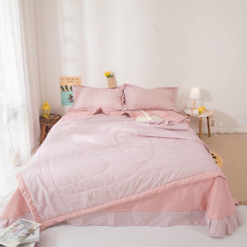 Bộ sản phẩm đũi, chăn chần bông cao cấp