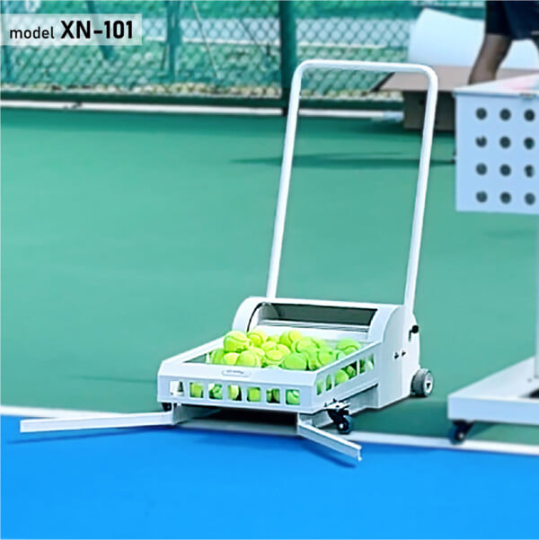 Xe đẩy gom bóng Tennis đã năng