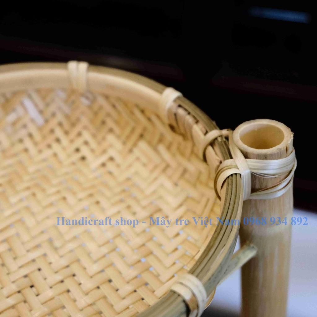 Kệ Trúc 3 Tầng - Đựng Hoa Quả - Hành Tỏi - Thân Thiện Môi Trường