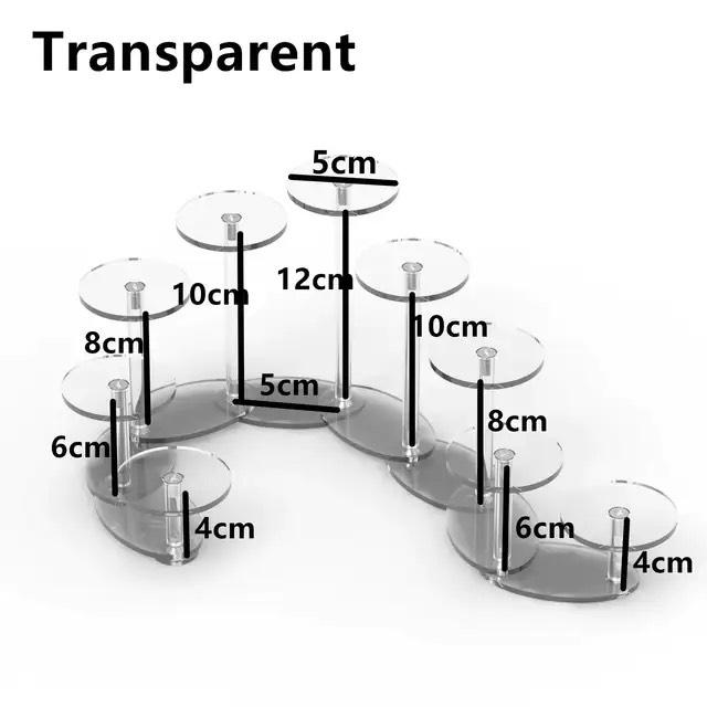 9 Tầng,10 màu sắc, Kệ/giá đỡ Mica trưng bày sản phẩm, nước hoa, son, mô hình quà tặng