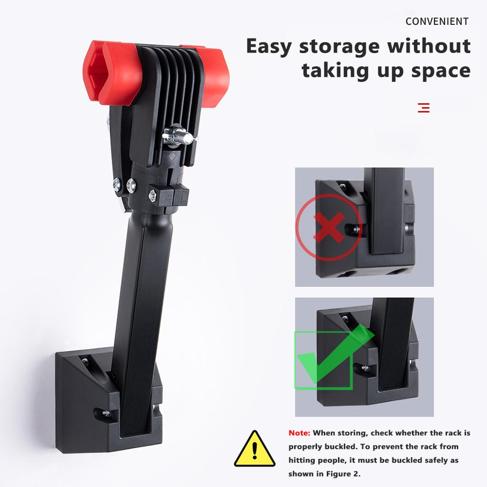 Móc treo tường xe đạp có thể cố định hiệu quả các loại xe đạp khác nhau, thuận tiện cho việc cất giữ, trưng bày sửa chữa và có đệm cao su nên sẽ không làm hỏng xe đạp.