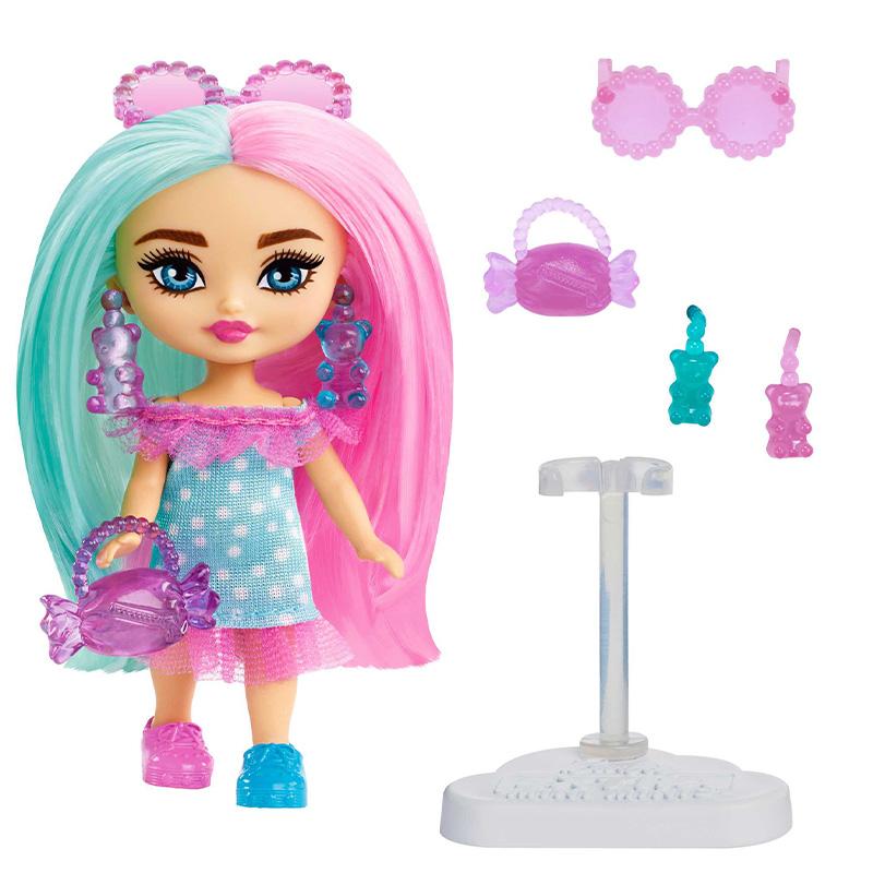 Đồ Chơi BARBIE Búp Bê Barbie Mini Mini Extra - Turquoise / Pink Candy HPH21/HLN44