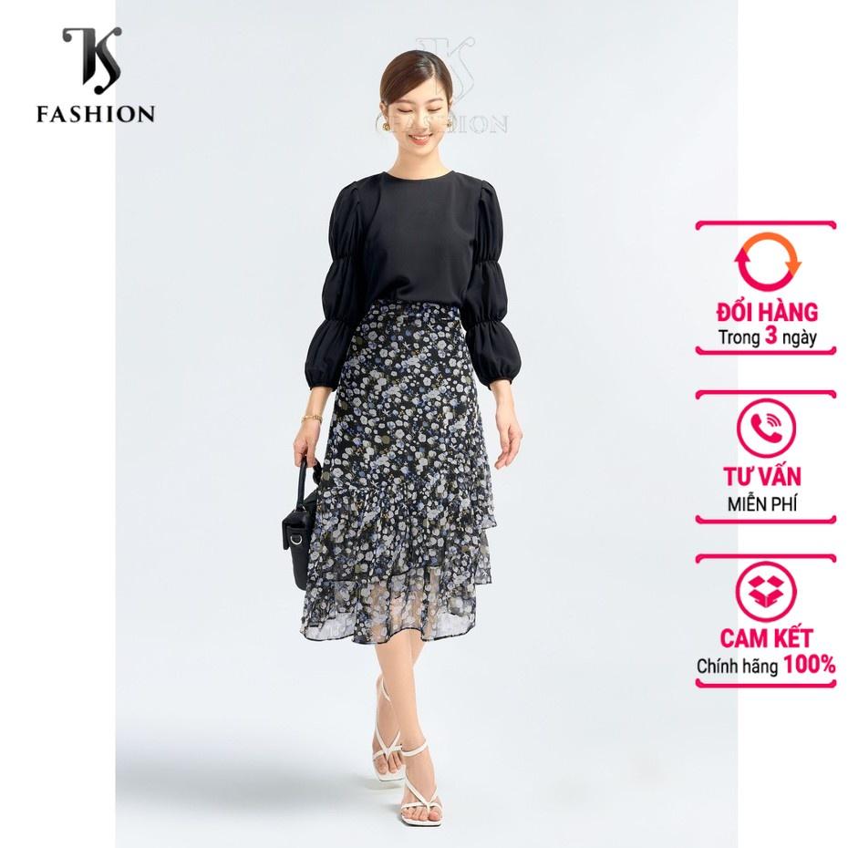 Chân váy voan nữ hoa nhí TKFASHION CVK460