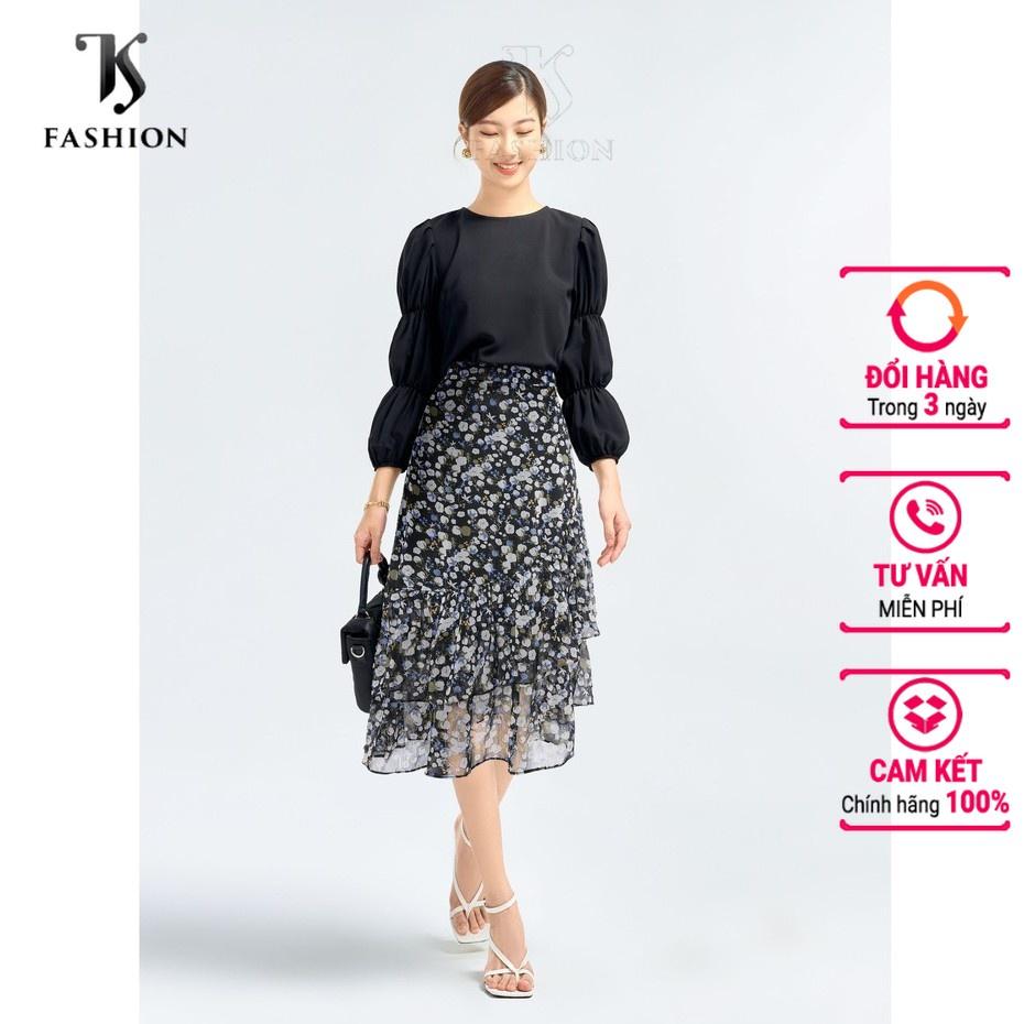 Chân váy voan nữ hoa nhí TKFASHION CVK460