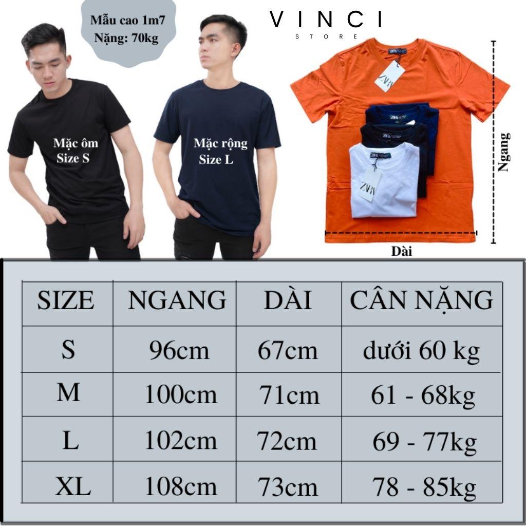 Áo Thun Nam Trơn Thun Cotton Co dãn