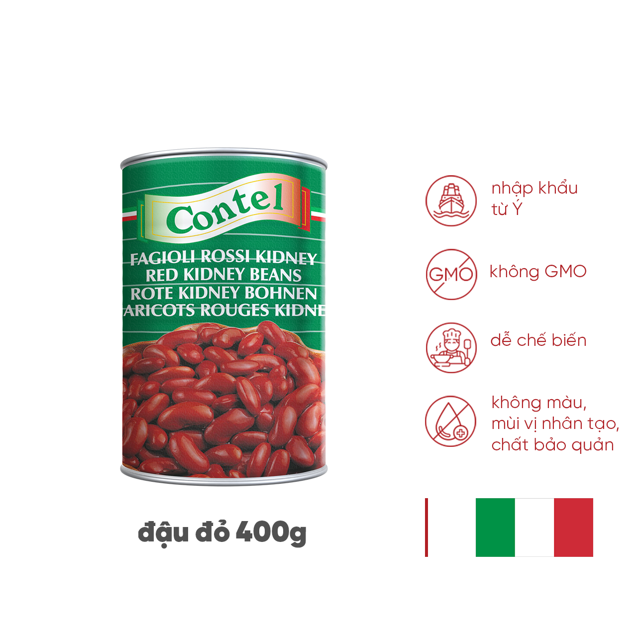 Đậu Đỏ Contel 400g