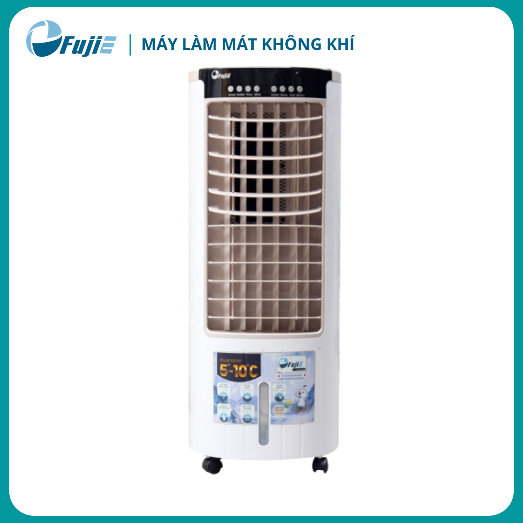 Máy làm mát không khí cao cấp FujiE AC-17C cho phòng 10-17m2, bình chứa 12 lít kèm điều khiển từ xa - Hàng chính hãng