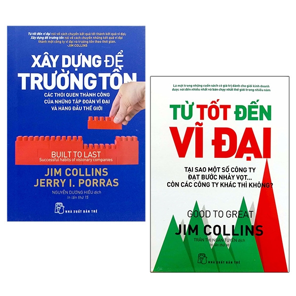 Bộ Sách Xây Dựng Để Trường Tồn + Từ Tốt Đến Vị Đại