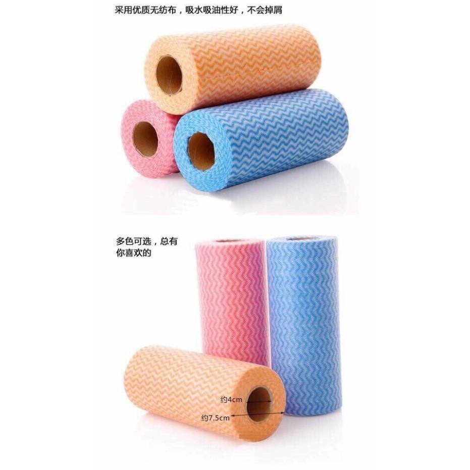 Cuộn khăn vải không dệt lau nhà bếp đa năng