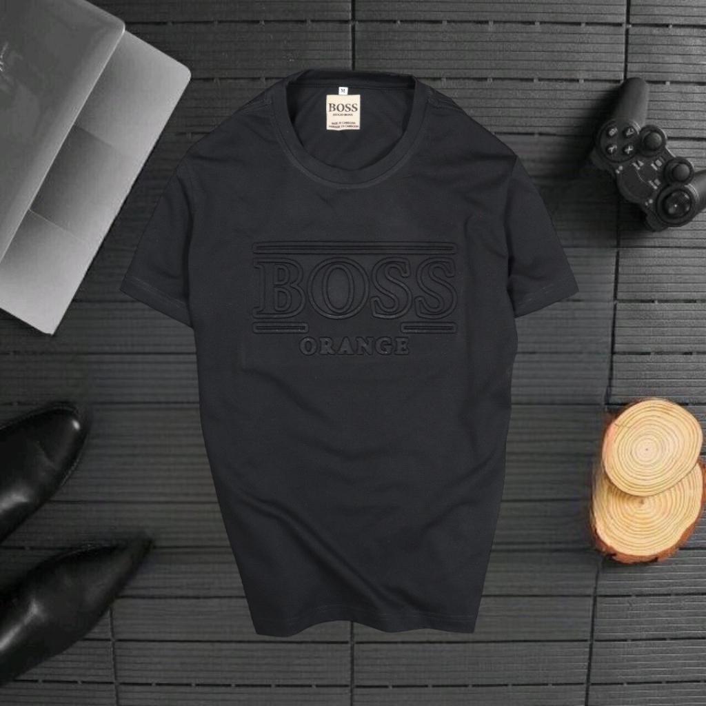 ÁO THUN NAM DẬP NỔI CỔ TRÒN COTTON