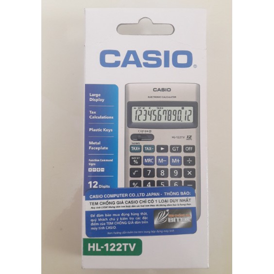 Máy Tính Để Bàn Casio HL-122TV  