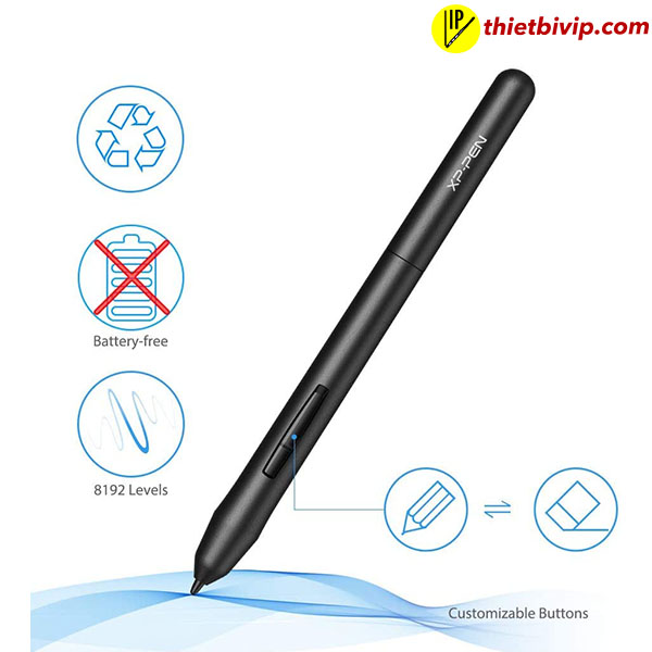 Bảng Vẽ Điện Tử XP-Pen Star G430S Siêu Mỏng Lực Nhấn 8192 Chơi OSU, Ký Tên Điện Tử - Hàng Chính Hãng