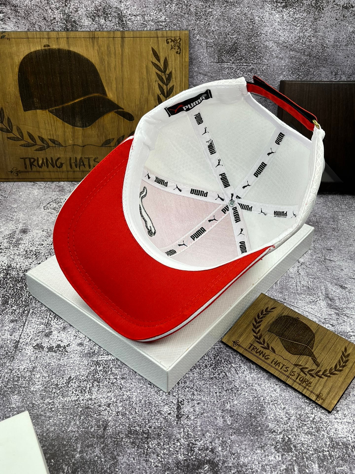 Nón kết, mũ lưỡi trai Pu.ma vải dù phối lưới form chuẩn thời trang cao cấp