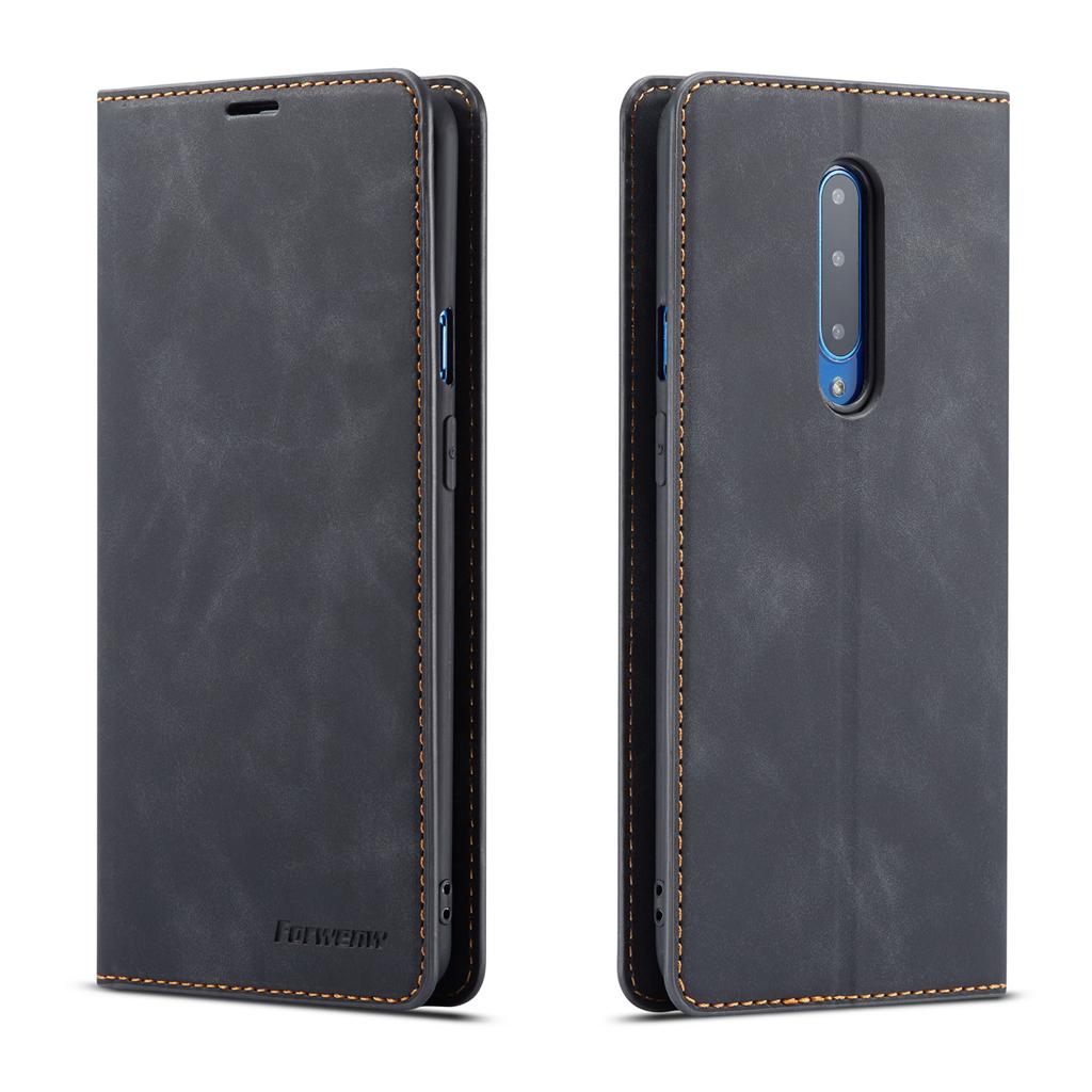 PU Leather Phone Protector Cover Case For OnePlus 7 Pro