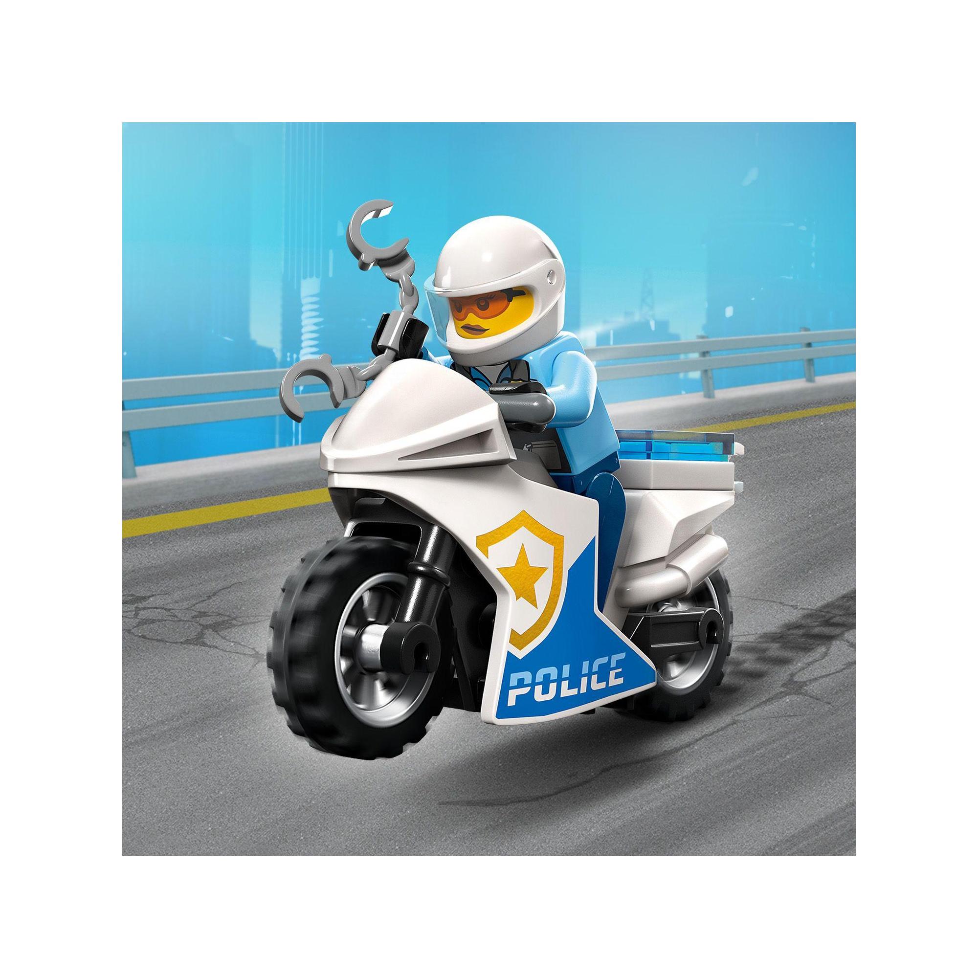 LEGO City 60392 Mô Tô Cảnh Sát Truy Đuổi Tội Phạm