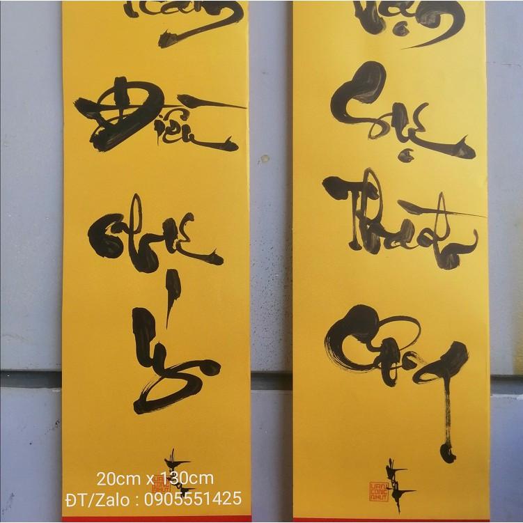 Câu đối tết. Câu đối thư pháp trang trí tết . Quà tặng mừng Tân Gia, khai trương