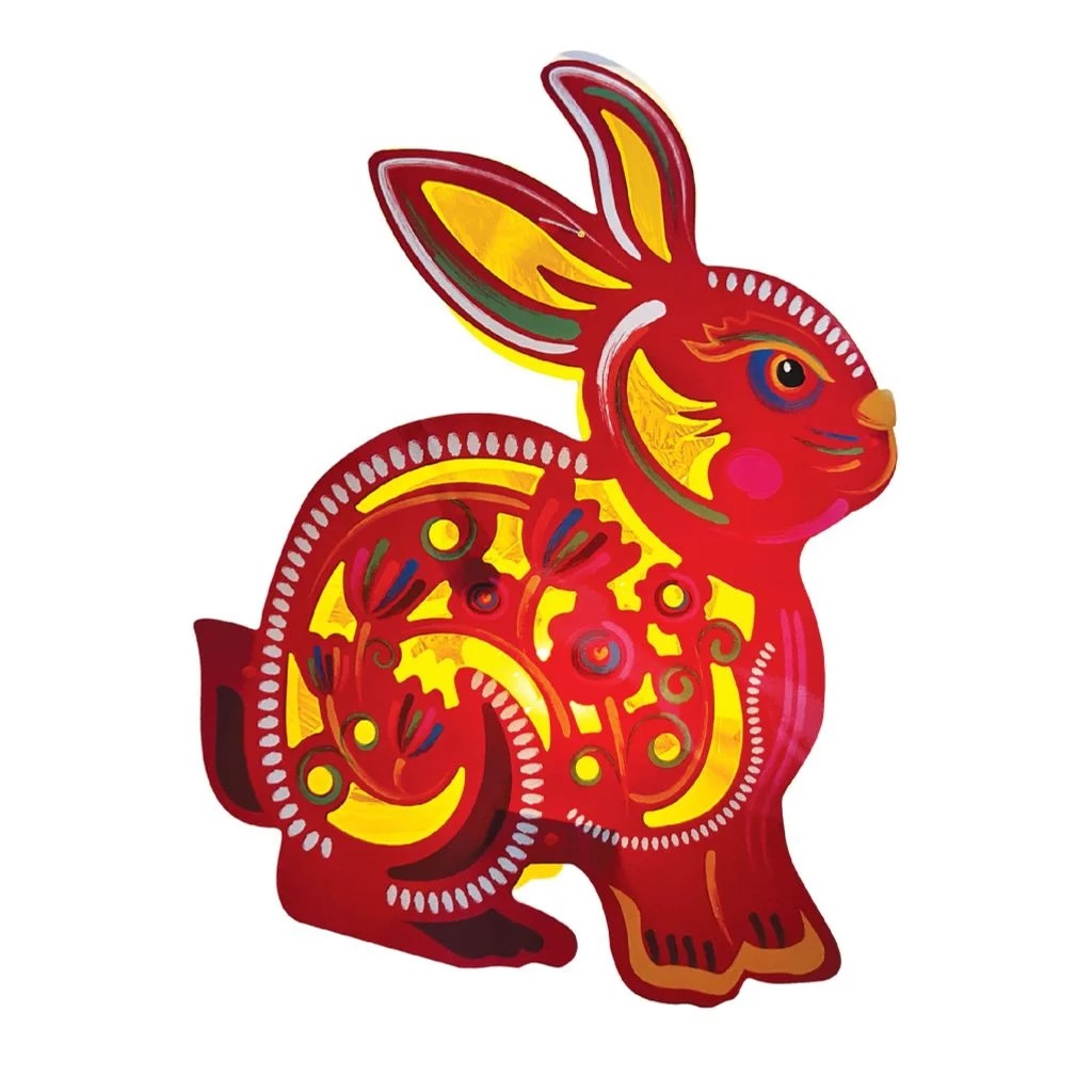 Lồng đèn Trung Thu - Lồng đèn trang trí &quot;Ký ức tuổi thơ&quot; hình Thỏ (size mini)